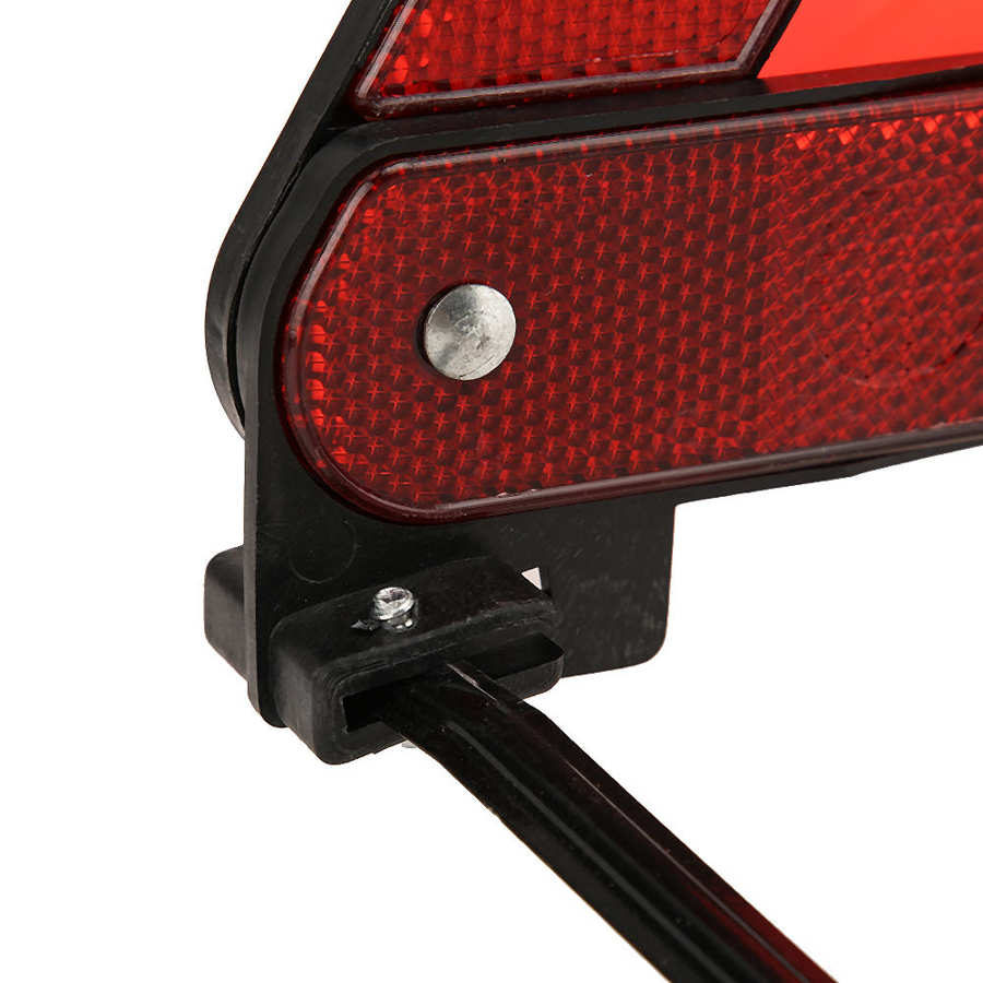 Widely Used Bright Enough Car Reflective Sign with Four Stents Triangular Warning Sign for Work Vehicles Tractors Automobile