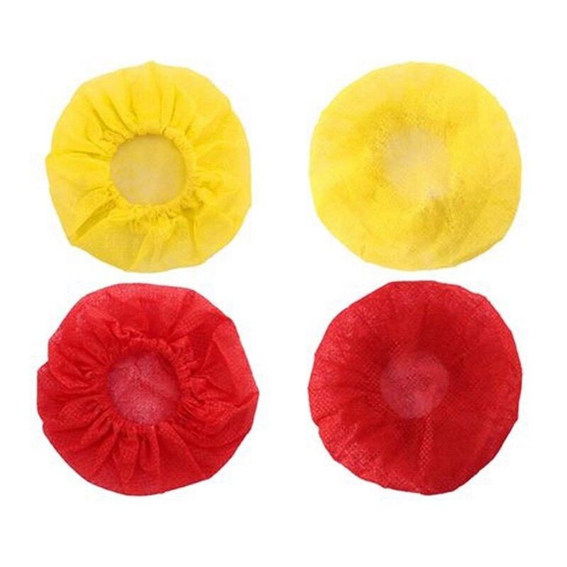 200 Pcs Disposable Microphone Cover, Non Woven Fabric Handheld Mic Windsn for Karaoke, Any Shared Environment