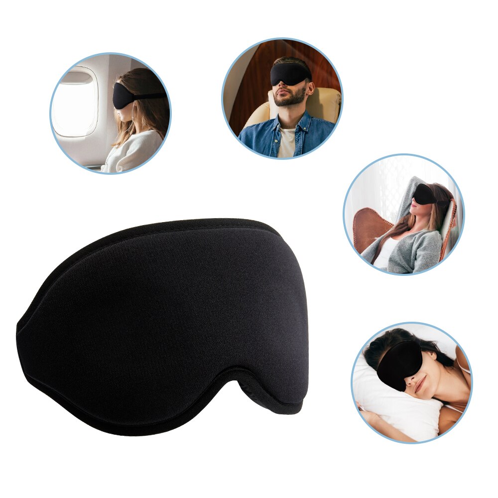 3D Sleeping Mask Block Out Light Soft Padded Sleep Mask for Eyes Slaapmasker Eye Shade Blindfold Sleeping Aid Face Mask Eyepatch