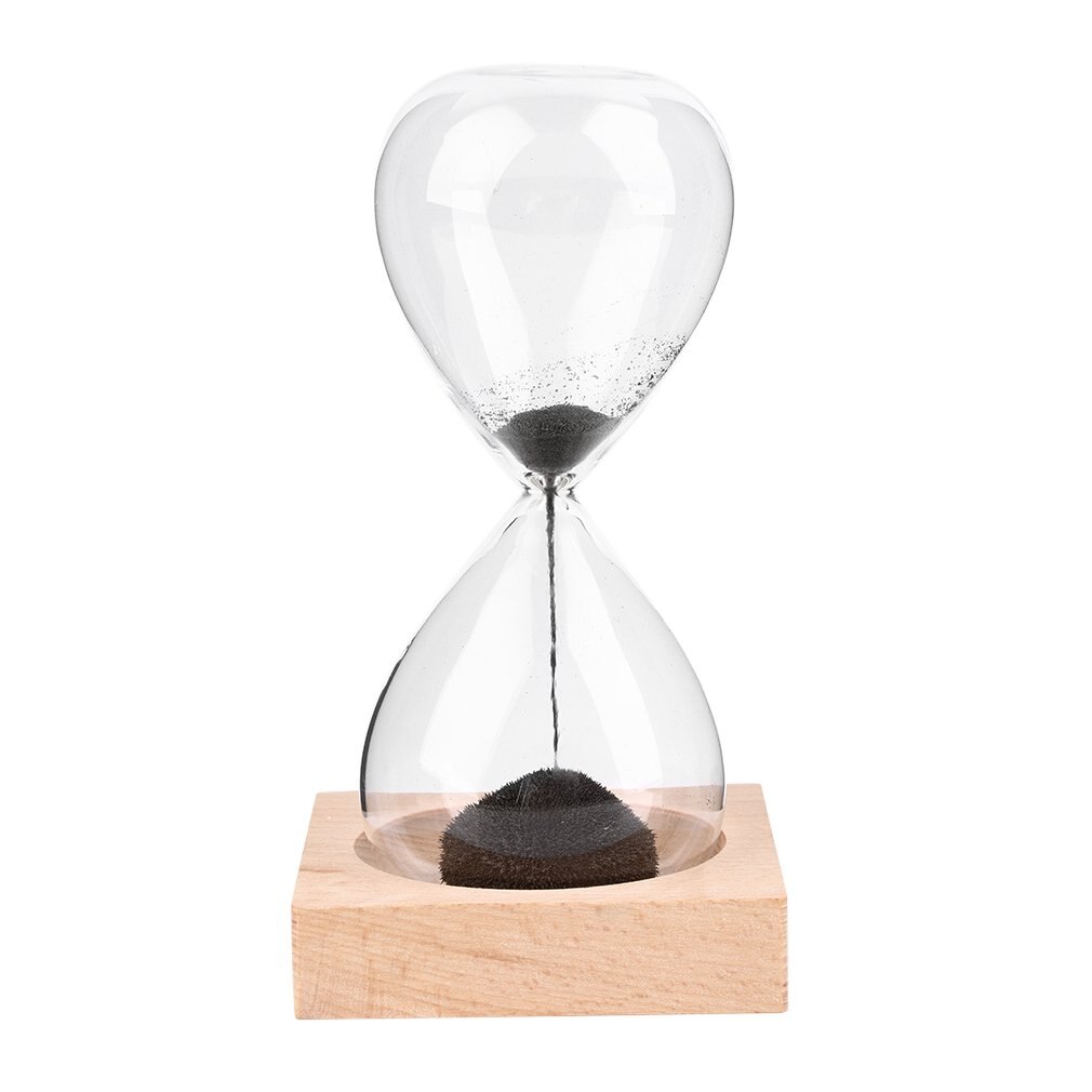 glass Hand-blown Timer clock Magnet Magnetic Hourglass ampulheta crafts sand clock hourglass timer Home Decor