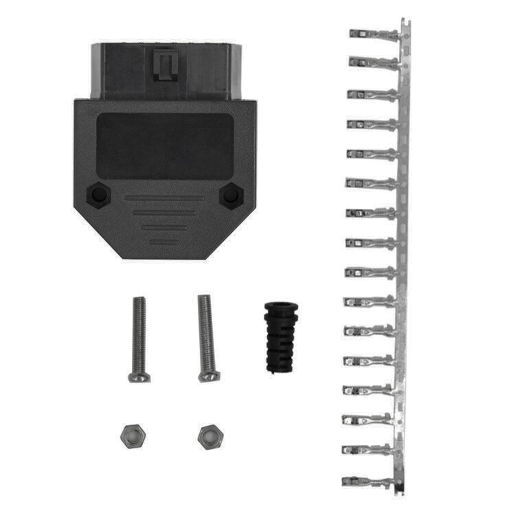 Universele Obdii Obd2 16Pin Vrouwelijke Connector Obd Ii Vrouwelijke Plug Adapter Obd 2 Connector Met Behuizing