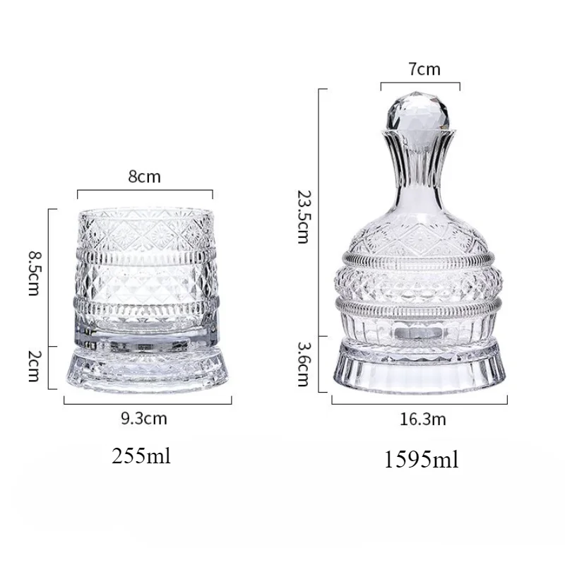Swivel Shaker Crystal Glass Swivel Whiskey Glass Deluxe Red Wine Shaker 360° Swivel Wine Glass Bar Wine Accessories