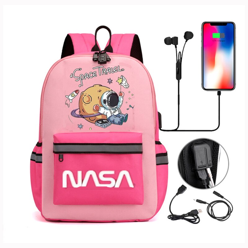 Mode Kinderen Meisjes School Rugzak Voor Tiener Jongens Waterdichte Reizen Bagpack Vrouwen Roze Casual Bag Kids Leuke Laptop Boekentas: Photo color 15