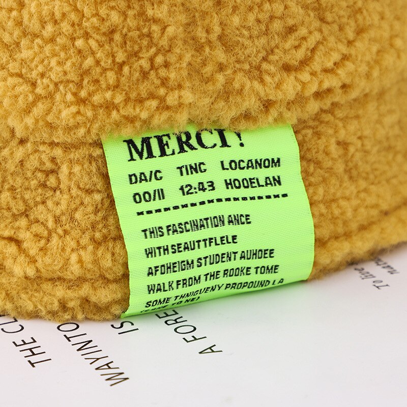 Barnas vinterdukmerke til å holde varmen servantlokk japansk brev lam ullbøttehatt låve vinter smålåve takrenne jenter hattemaker