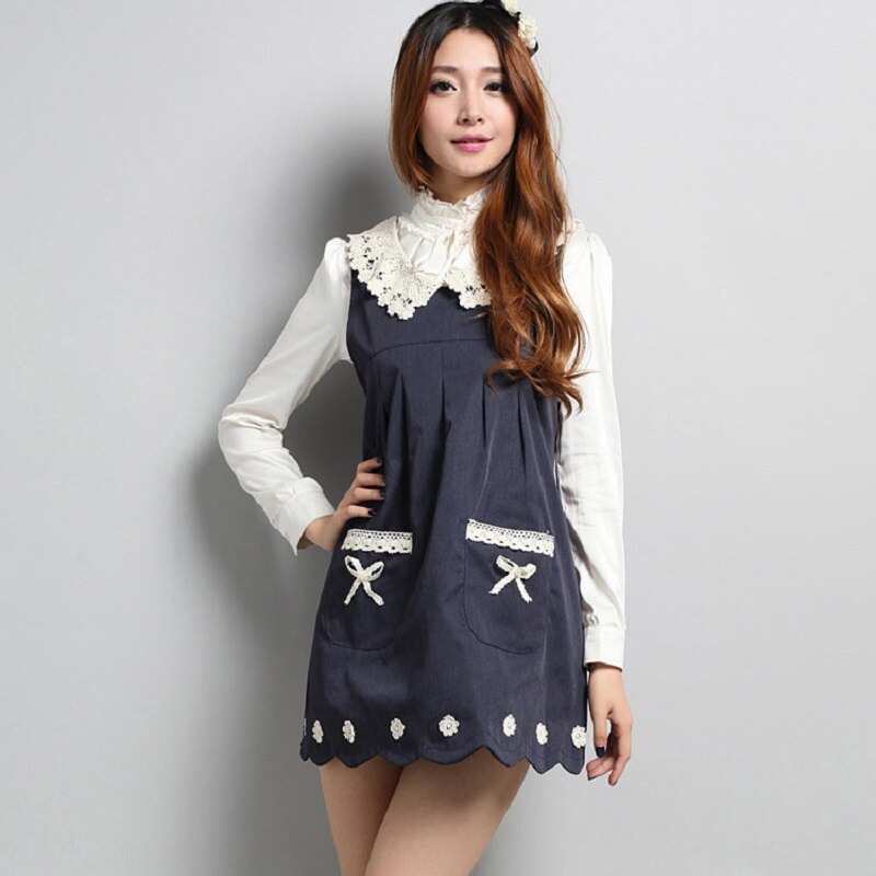 Radiation Mask Pattern Print Women Long Robe