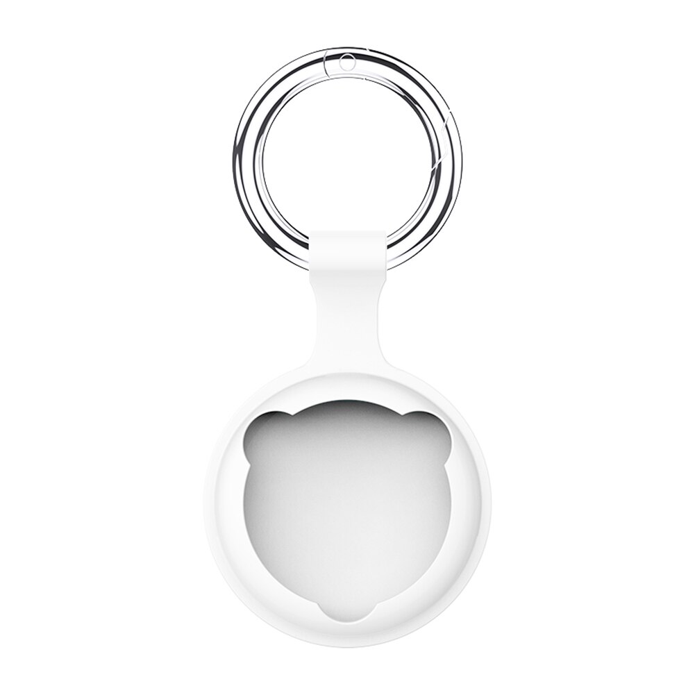 Silicone Protective Case Portable Keychain Protective Sleeve Anti-Lost Device Protector Cover for Apple Airtags Locator Tracker
