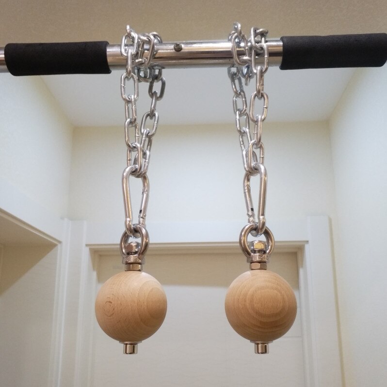 Metal Training Arm and Back Muscles Pull-ups Strengthen Ball Wrist Climbing Finger Training Hand Grip Strength ball A9273