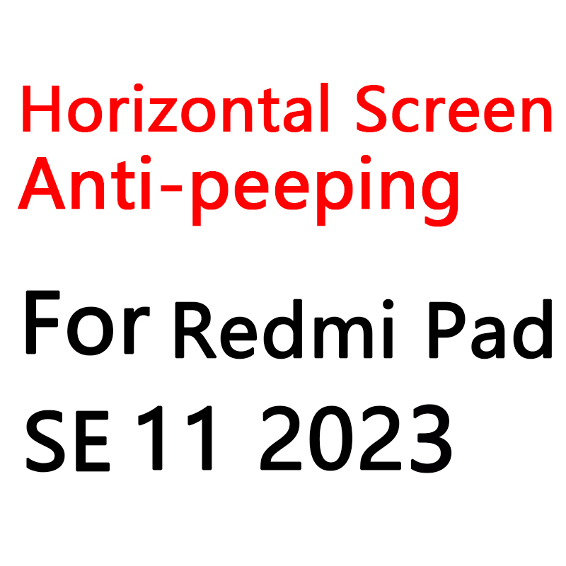 For Redmi Pad 10.6 SE 11" Xiaomi Mi Pad 6 11 Privacy Filter Screen Protector Mipad 5 Pro 12.4 Anti-glare/Anti-Peep/Anti-spy Film: green