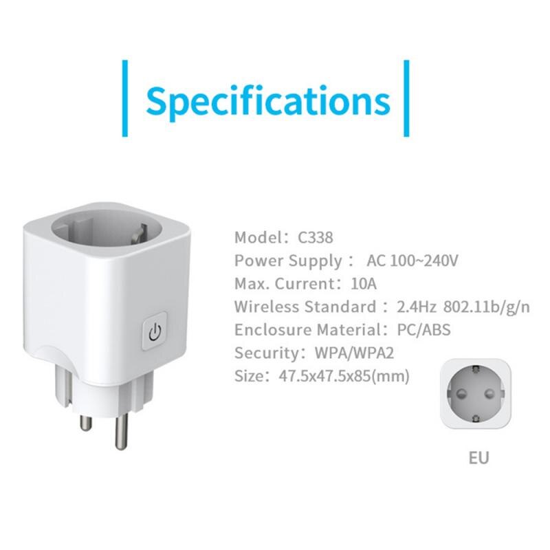 Smart Plug Wifi Smart Electronics Socket EU Plug Home Mini IFTTT Smart eWeLink with Alexa Google Home Voice Control Plug