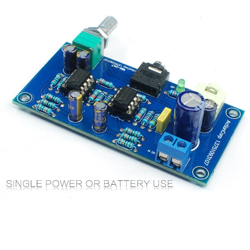 HIFI 47 Earphone Amplifier 2 Channel Headphone Amplifier 47 Amplifier Dc Single Power Version(Finished Product)