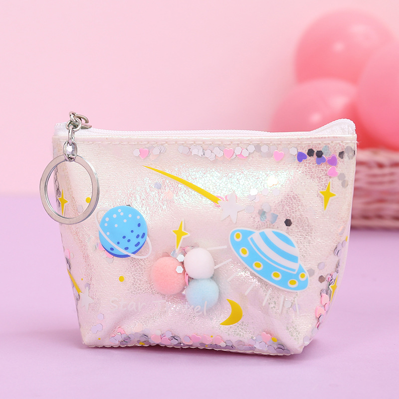 Miyahouse Quicksand maquillage sac Laser Sequin femmes fermeture éclair cosmétique organisateur stockage voyage Portable beauté lavage pochette étui sac: 5107-7