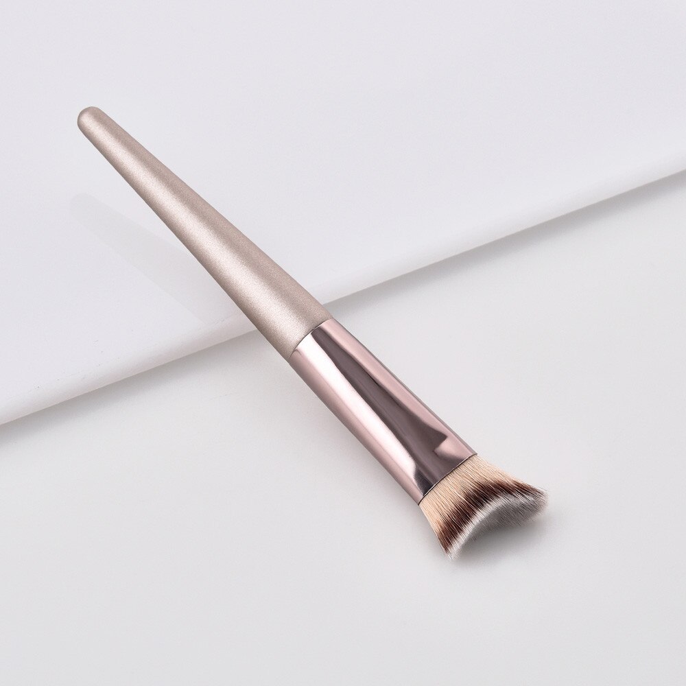 GUJHUI 1PCS Wooden Makeup Brushes Kit Foundation Cosmetic Eyebrow Eyeshadow Brush Pole Makeup Brush Sets Tools #T