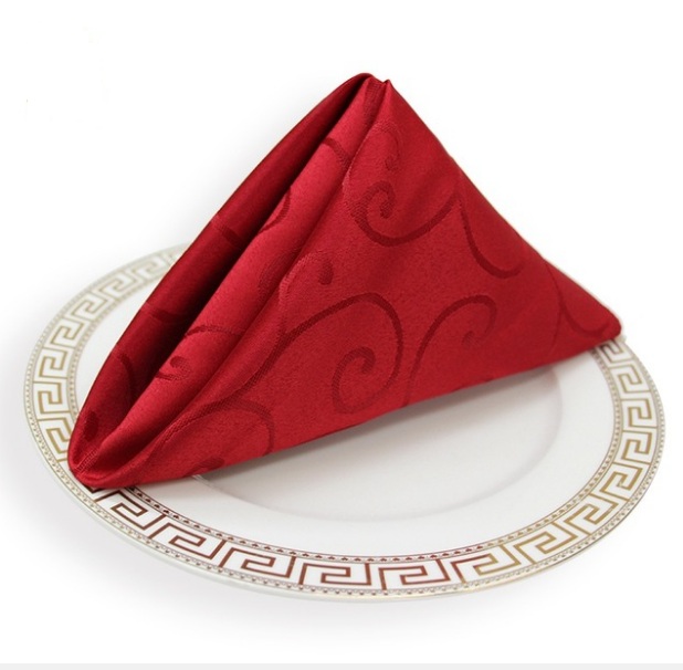 12PC COTTON RESTAURANT DINNER CLOTH LINEN WHITE 50x50cm PREMIUM HOTEL NAPKINS 50X50CM: Red