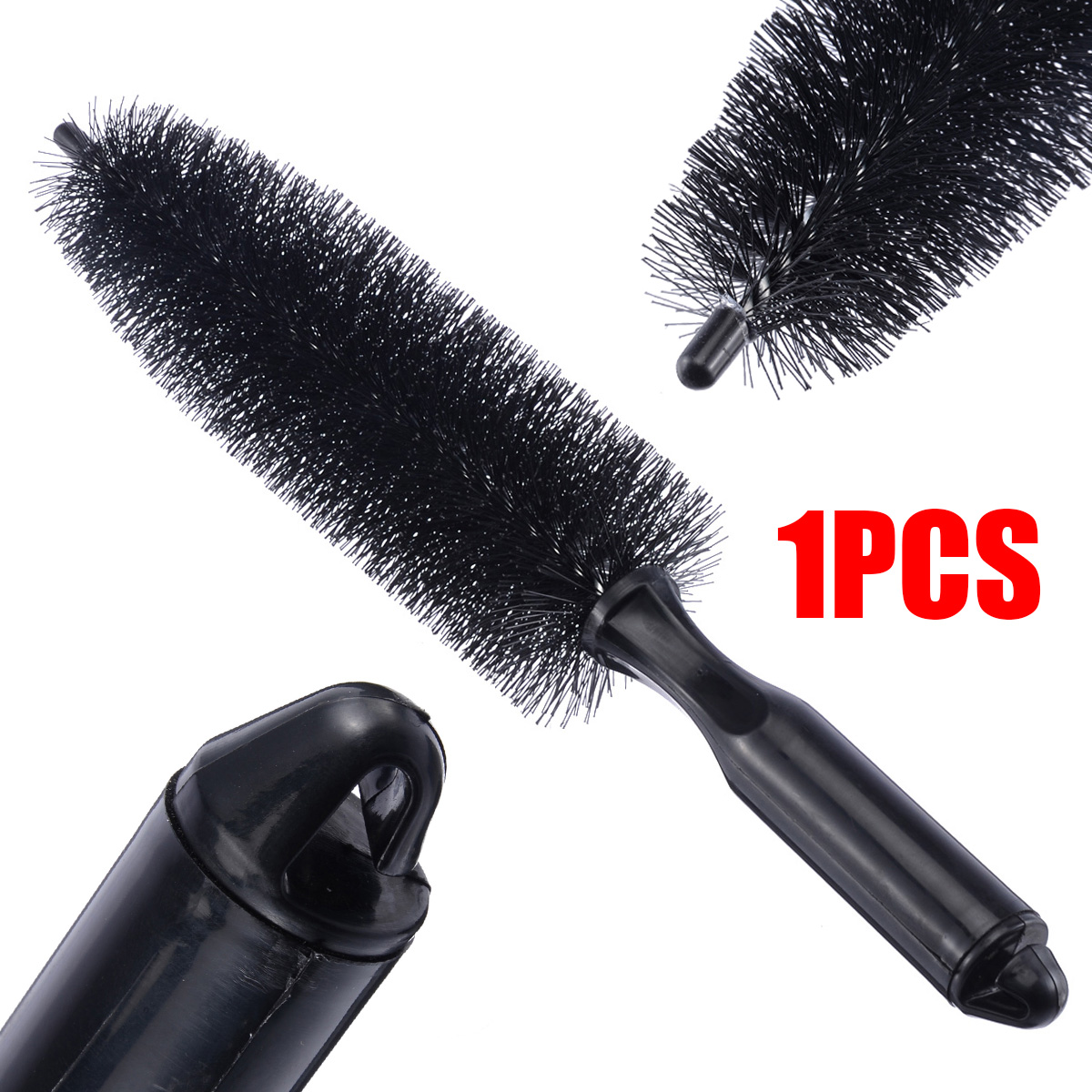 1pcs Vehicle Wheel Tire Rim Scrub Brush Washing Hub Handle Cleaning Tool Cleaner For Car Truck Motorcycle Bike