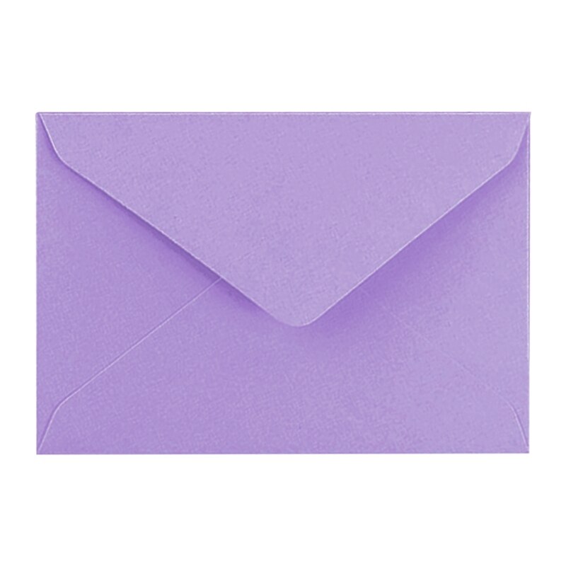 10pcs Blank Cards with Envelopes Thank You Cards Handmade DIY Blank Envelope Postcards for Birthday Party Inivitation: light purple
