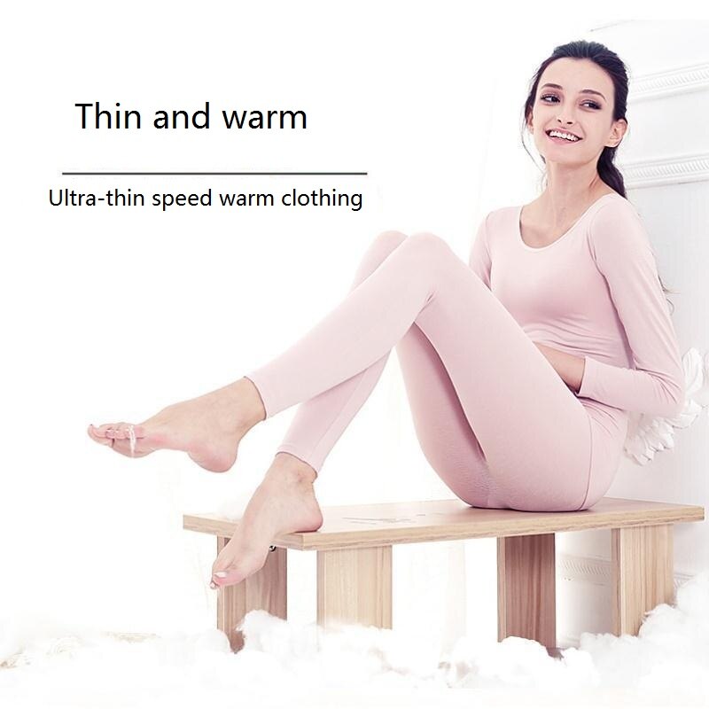 Xixue Winter 37 Degree Women Slimming Thermal Underwear Ultrathin Heat Long Johns Super Elastic Seamless Body Suit