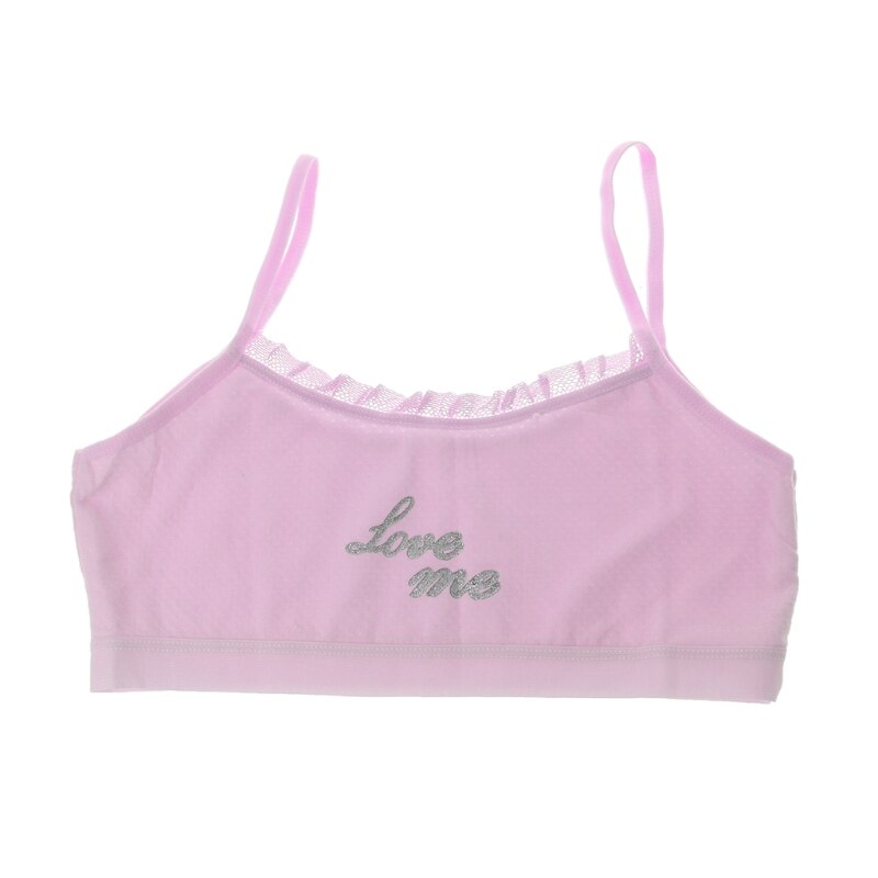 Meisjesondergoed kanten bh's katoenen hemdjes sportbeha top voor tieners trainingsbeha lichtgewicht zacht aanvoelend verkrijgbaar in 5 kleuren