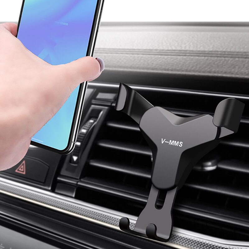 Gravity Auto Houder Voor Telefoon In Auto Air Vent Mount Mobiele Telefoon Houder Mobiele Stand Ondersteuning Voor Iphone 11 7 samsung S10 Huawei P30
