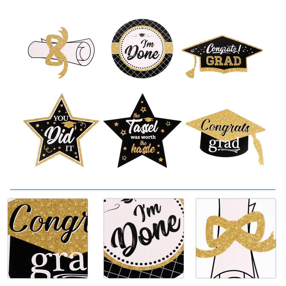 24 Pcs Meaningful Photo Booth Props Practical Novel Photography Accessories: Default Title