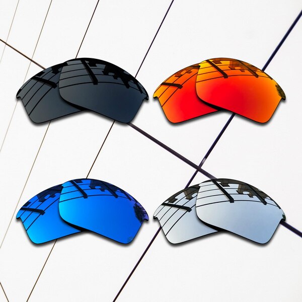 E.O.S Polarized Replacement Lenses for Oakley Bottle Rocket Sunglasses - Varieties Colors: All-Polarized 4 Pair