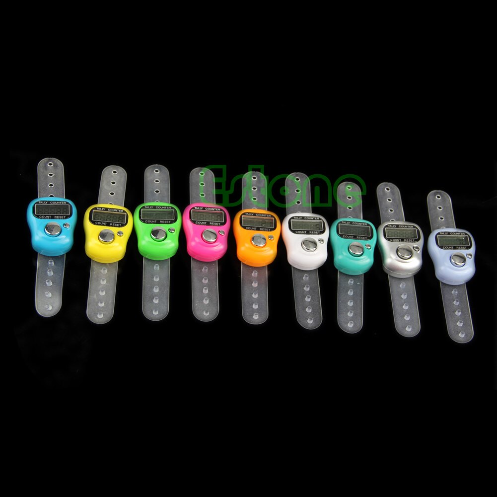 Stitch Marker and Row Counter LCD Electronic Digit Tally Counter