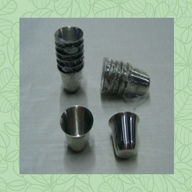 50Pcs Kleine Cup Roestvrijstalen Communie Cup Sacrament Aanbidding Kerk Christian Sacrament Heilige Kelk