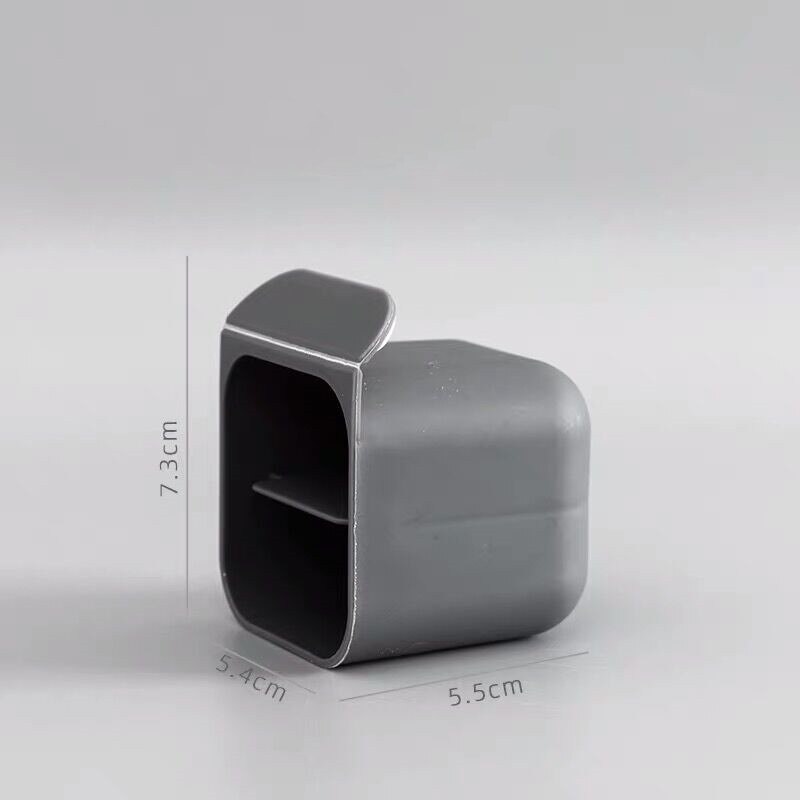 Sharkbang kestävä itseliimautuva kynäteline pöytäkoneen järjestäjä säilytyspidike kontti koulutoimisto kawaii paperitavarat: Harmaa a