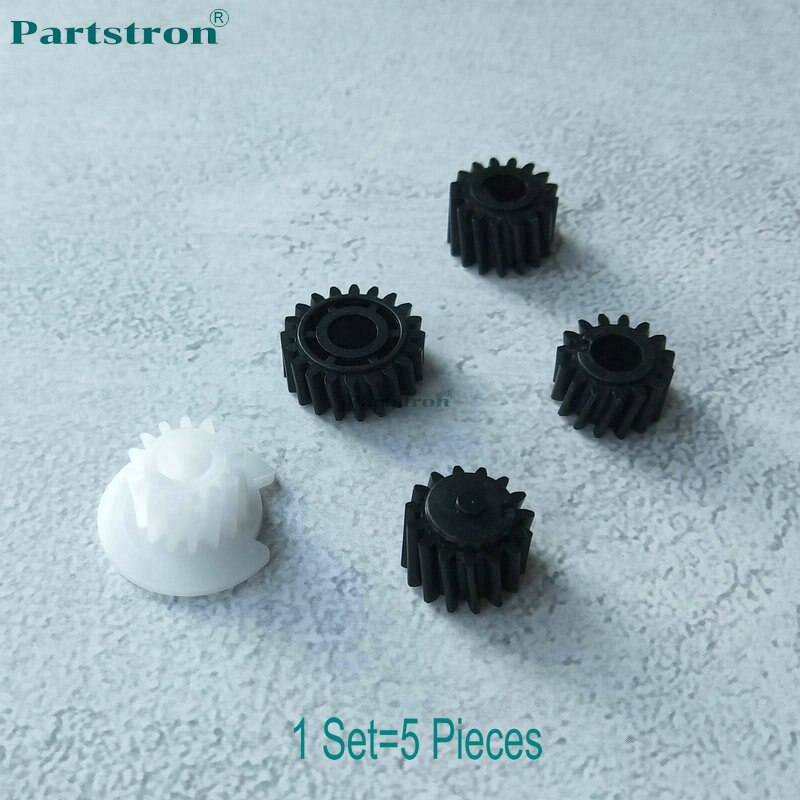 1Set Developer Gear Kit 5Pcs For use in Ricoh 1013 1515 MP161F MP171 MP201SPF MP301SP MP301SPF