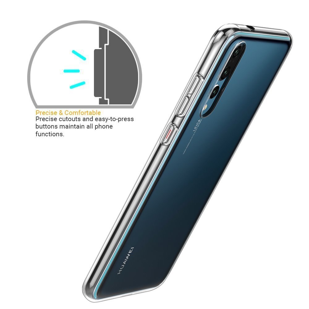 Ultra cienkie przezroczyste etui z tpu dla Huawei P20 P30 P10 lite mate 10 Pro P inteligentny przezroczysty silikon Case dla Huawei P8 P9 lite P7
