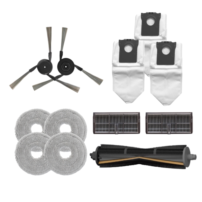 Original Dreame X40 Ultra Zubehör Gummi Haupt Anti-Gewirr Pinsel Seite Pinsel Filter Mopp Staubbeutel Staubsauger Ersatzteile