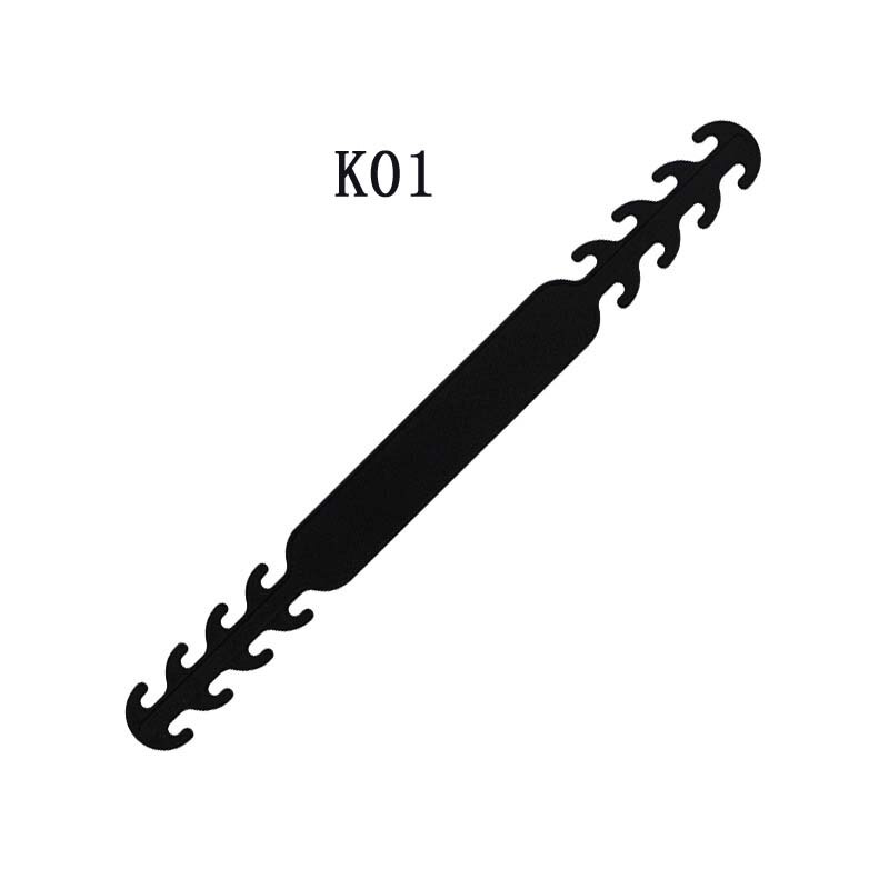 Gancho de sujeción para mascarilla, 5 uds., gancho de sujeción para mascarillas, ajustable, Multicolor, varias opciones: k01 black