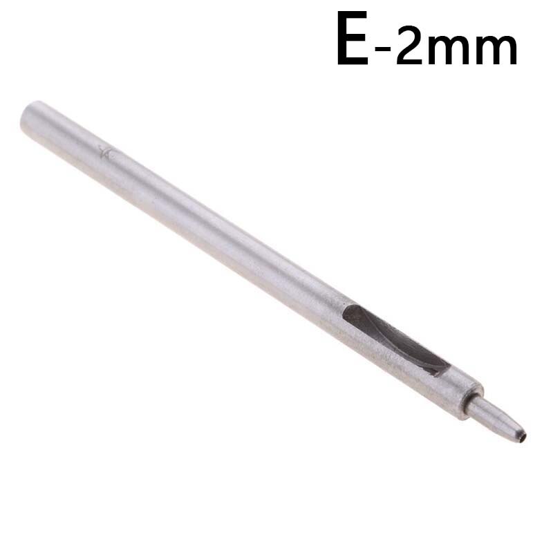 1PC Round Hollow Punch Leather Craft Punch Tool Hollow Hole Punch Cutter Tool for Watch Bands Belts Canvas Paper 0.5-5.5mm: E