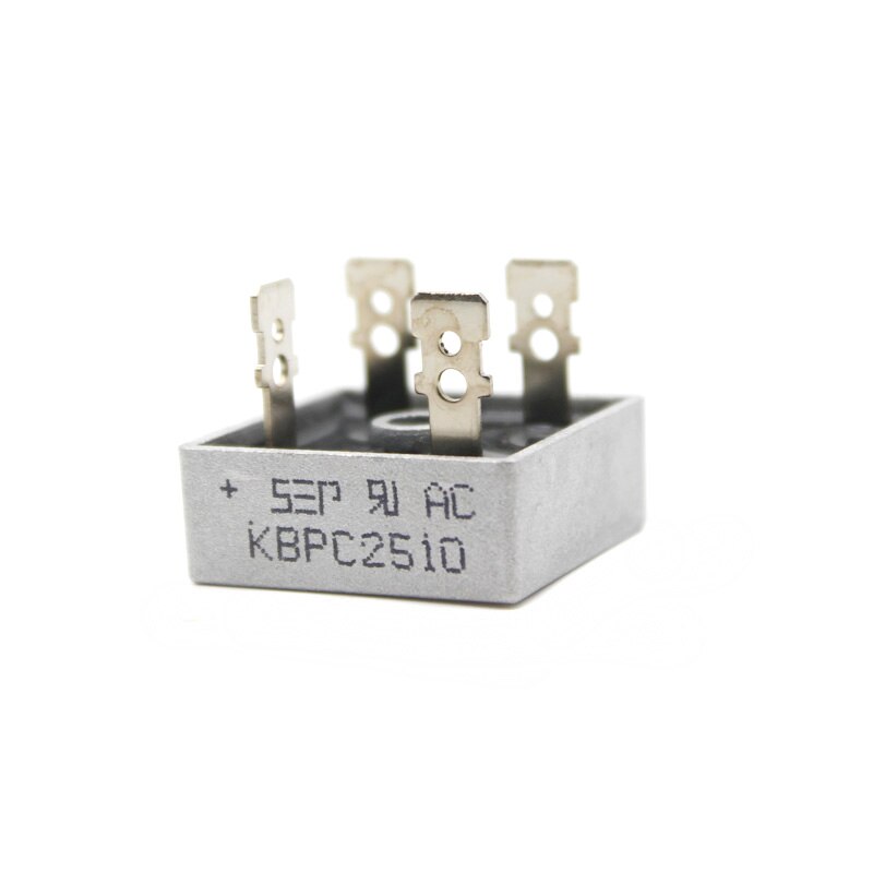 2PCS KBPC2510 Diode Bridge Rectifiers 1000V 25A Rectifiers Diodes Electronic Silicon