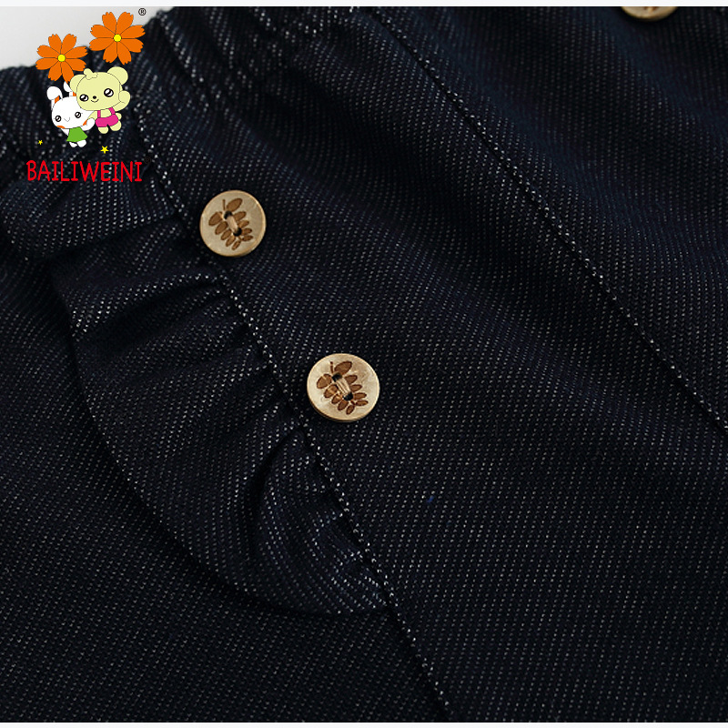3 4 5 6 7 8 Y Jeans para niñas, pantalones vaqueros coreanos de para niñas, pantalones vaqueros de para bebés de primavera , pantalones elásticos de cintura para niños