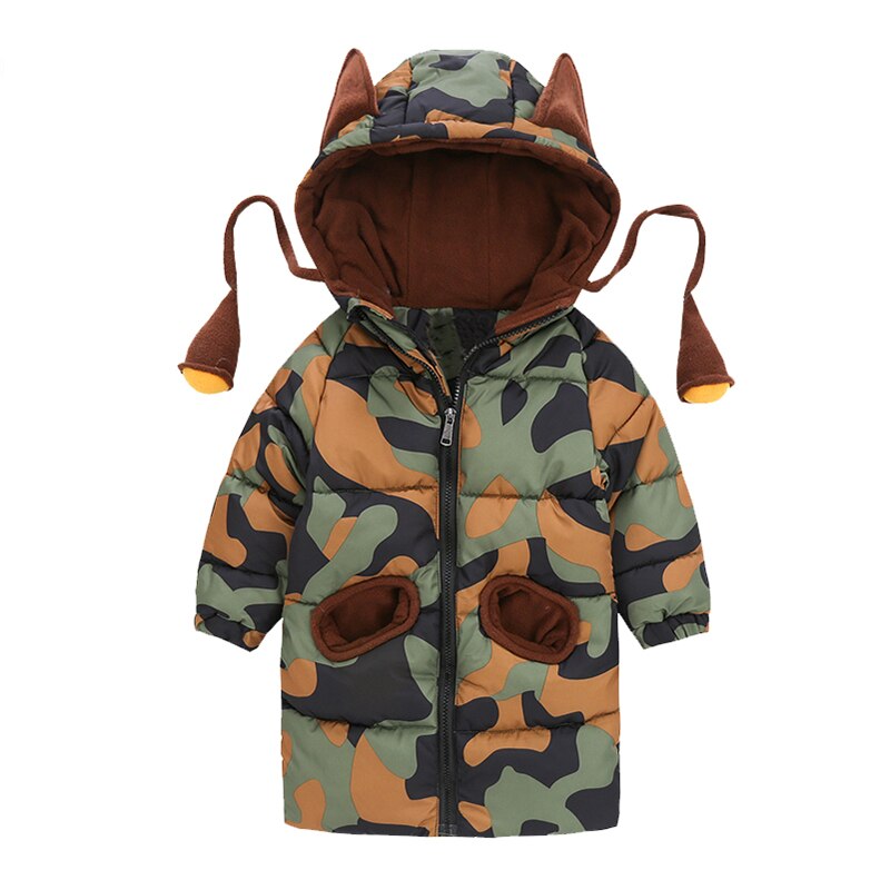 Vestes d'hiver pour enfants pour adolescentes hiver bébé Parkas pour garçons infantile pardessus fermeture éclair vêtements d'extérieur à capuche