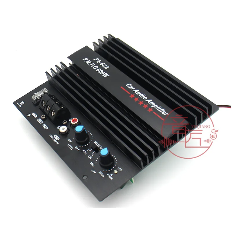 Wzmacniacz mocy 12V 600W rocznie-60A Subwoofer 12v Płyta wzmacniacza mocy samochodowej audio dużej mocy