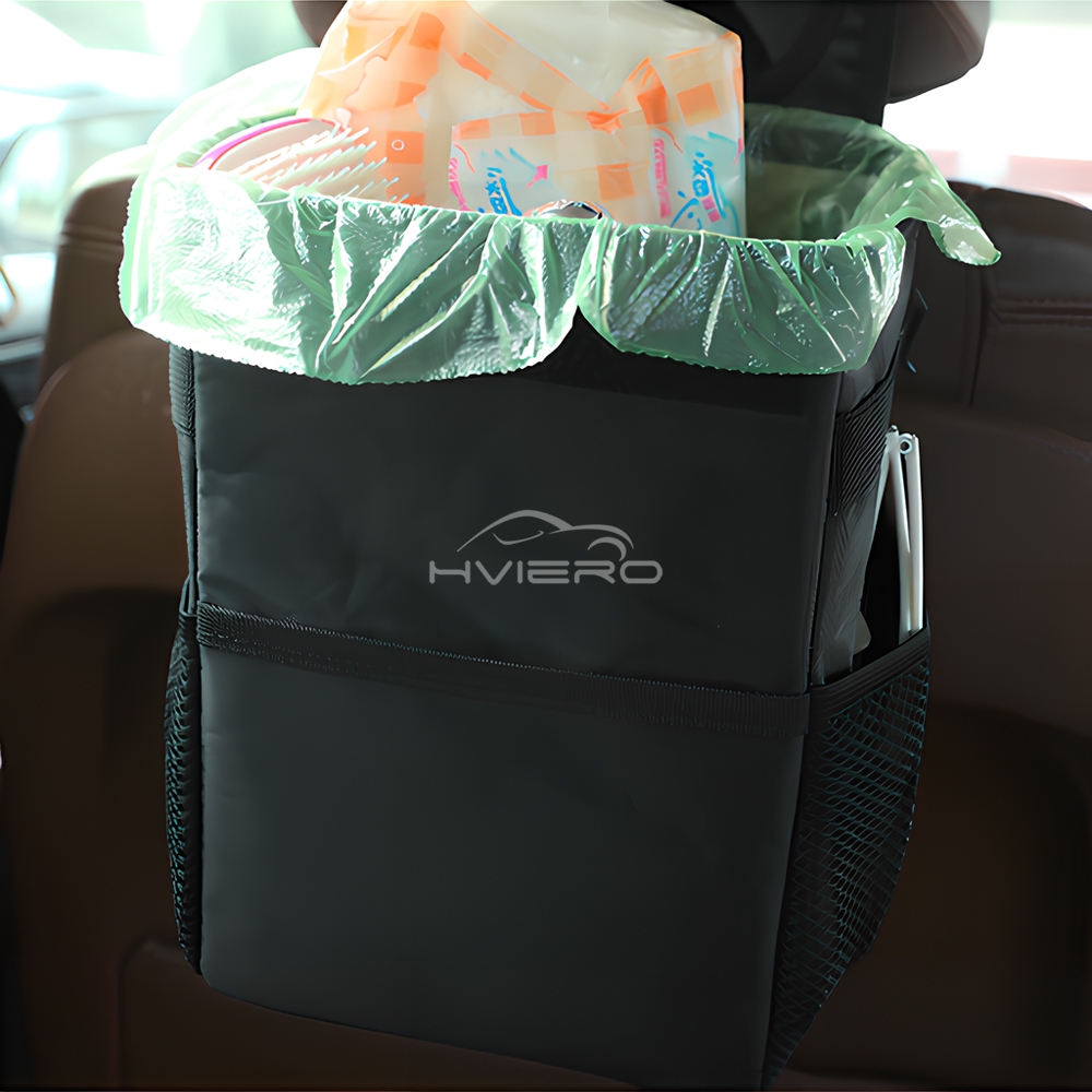 Auto Multi Purpose Dumpster Garbage Lid Storage Bag Waterproof Black Loaded Leakproof Car Load Foldable Trash Bins Dustbin Tools