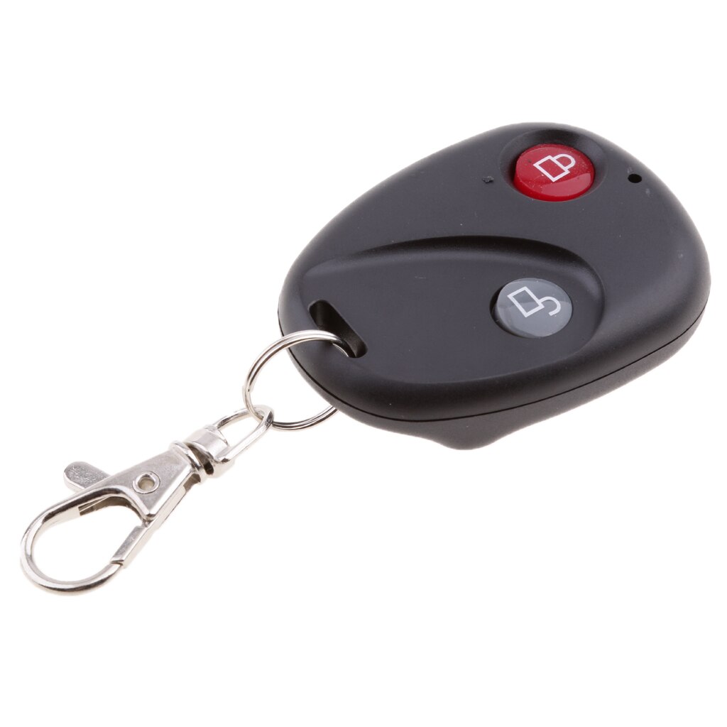 Security Wireless Dual Remote Control Alarm Lock Bike Vibration Anti Theft