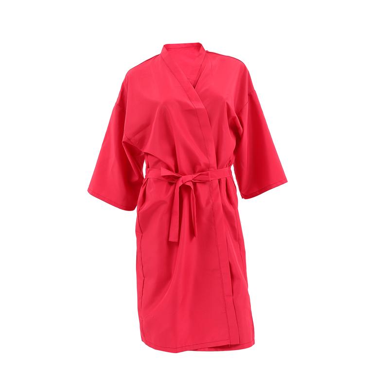 Kapper Winkel Client Gewaad Kappers Cape Gown Eenvoudige Stijl Schoonheidssalon Gown: Red