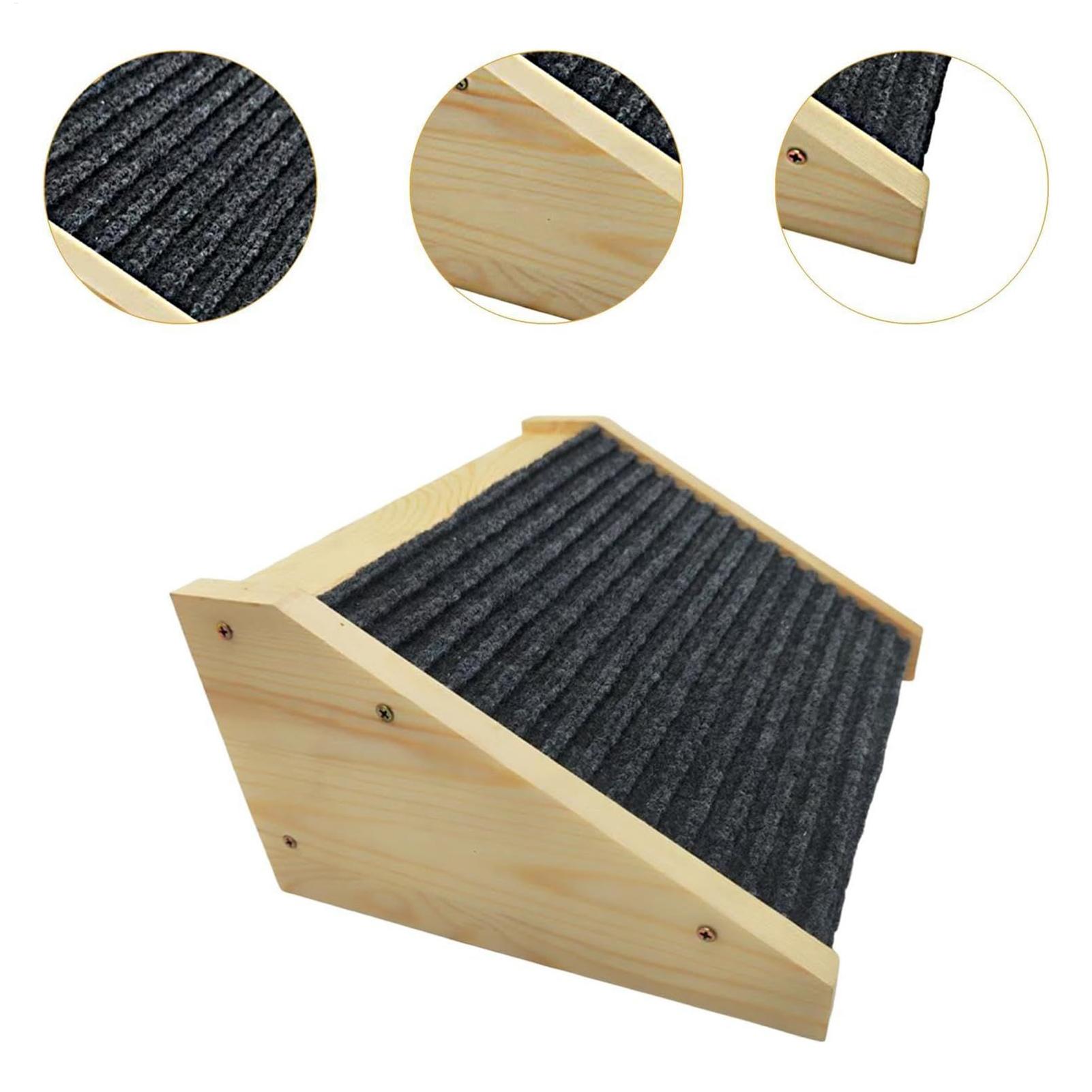 Rampe per cani Rampa per animali domestici in legno per salire nel letto, collega perfettamente i gradini di sicurezza dei gatti degli animali domestici per interni