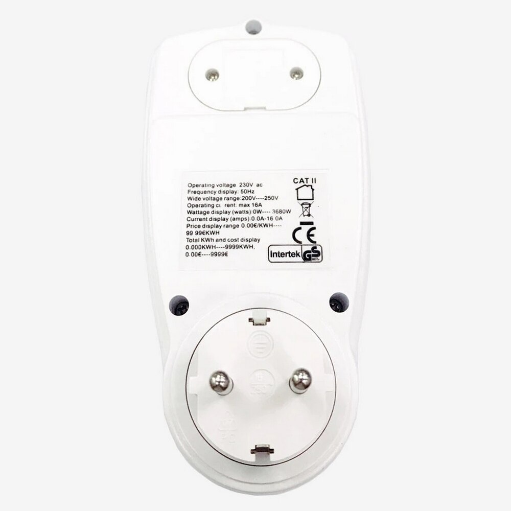 Digital LCD Energy Power Meter Wattmeter EU US UK AU French Measuring Outlet Power Analyzer Wattage Electricity Kwh Power Meter