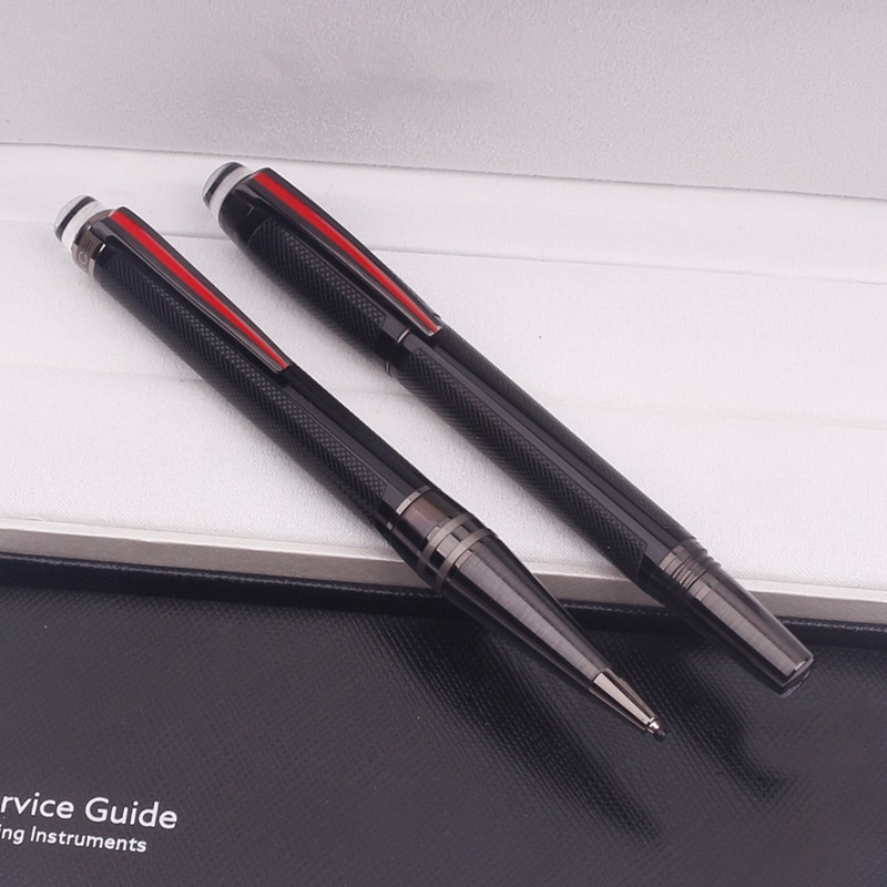 Luxury Mon Ballpoint Pen MB Blanc Rollerball Ball Point Pens PVD-plated Fittings Office Supplies Christmas Box Packaging