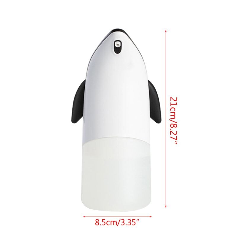 Bonito pingüino automático de inducción lavadora de mano espuma dispensador de jabón 0,8 s inducción infrarroja para la familia del bebé Smart Home Cocina