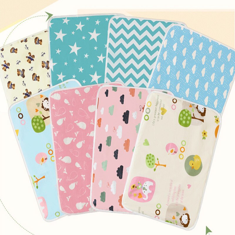 Lovely Baby Changing mat Infants Portable Foldable Washable Waterproof Mattress Children Game Floor Mats Cushion Reusable Diaper