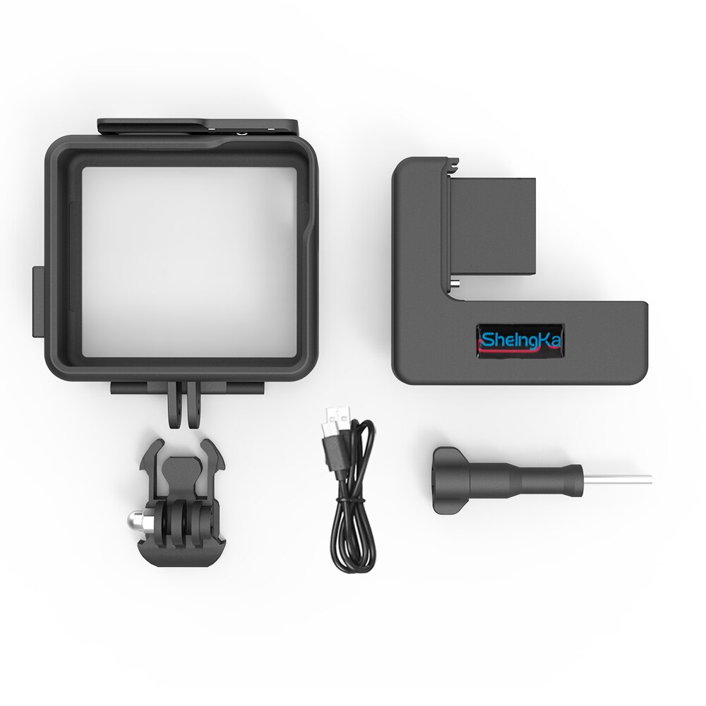SheingKa – batterie pour Gopro 10 9, avec cage de protection contre le froid, 4800mAh, autonomie 3 heures, batterie latérale: Default Title