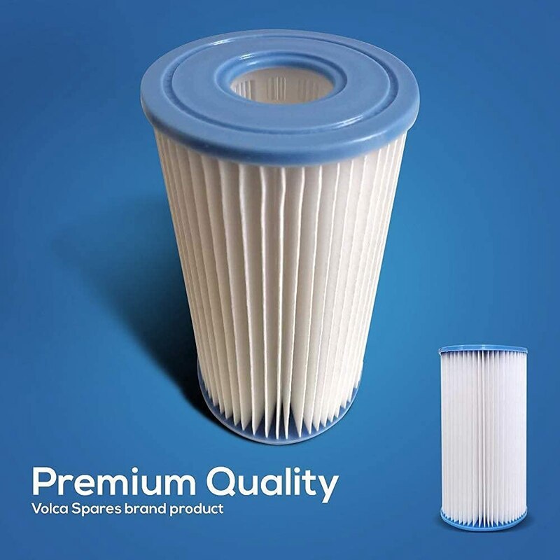 Cartucho de filtro de repuesto tipo a, Compatible con piscinas INTEX, para 29000, paquete de 6