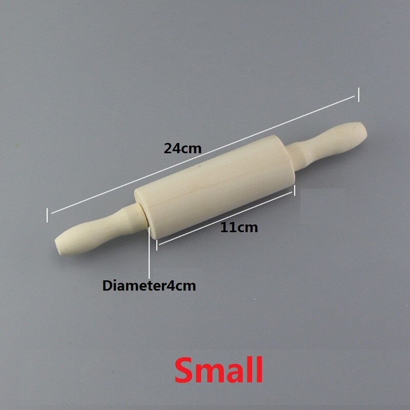 Herramienta de arcilla de madera, rodillo de madera sólida rodillo de amasar DIY arte Manual 1 pieza