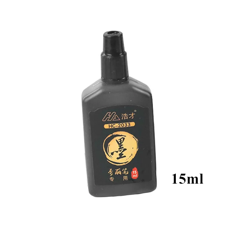 Pennello Penna Lettere a mano Inchiostro nero Penna per calligrafia Pennarelli Scrittura artistica Materiale scolastico per ufficio Studente di cancelleria