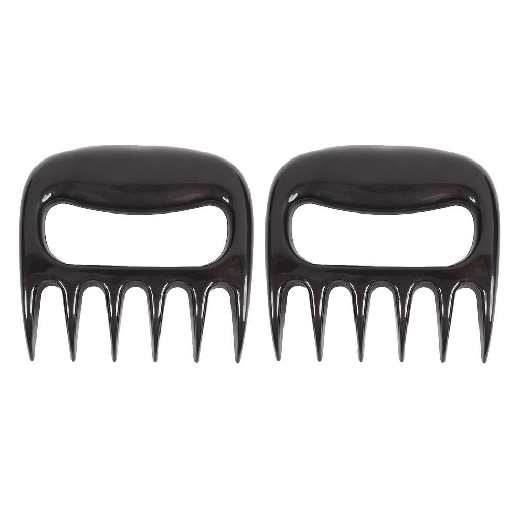 2 pçs/pçs/set urso garras churrasco garfo ao ar livre piquenique puxar carne shred braçadeira de porco prático cozinha garras garfo cozinha ferramenta