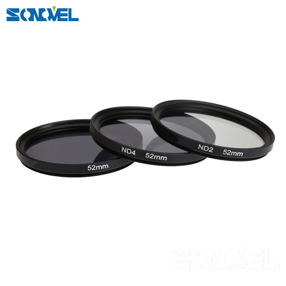 49mm ND2 ND4 ND8 Graufilter Objektiv Set Für Canon Eos M M1 M2 M3 M5 M6 M10 M100 Mit EF-M 15-45mm f/3,5-6,3 IS STM